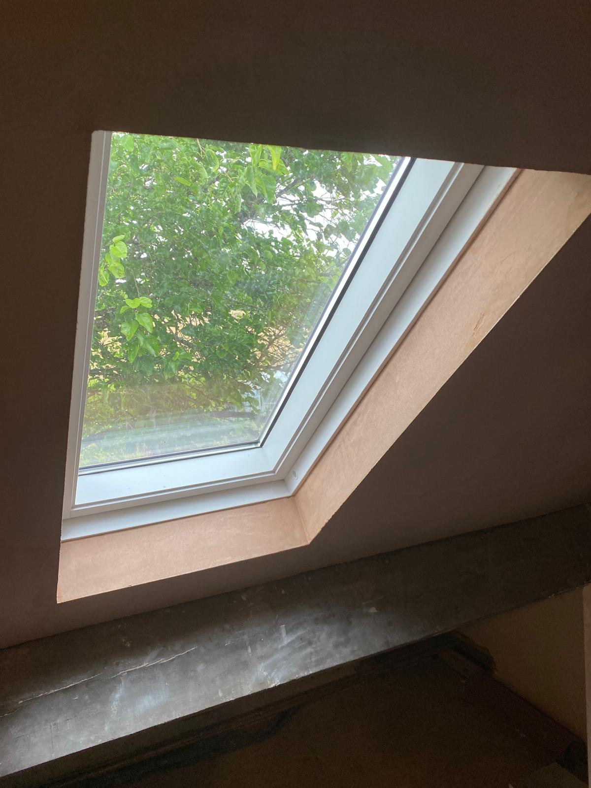 Plastering finish detail